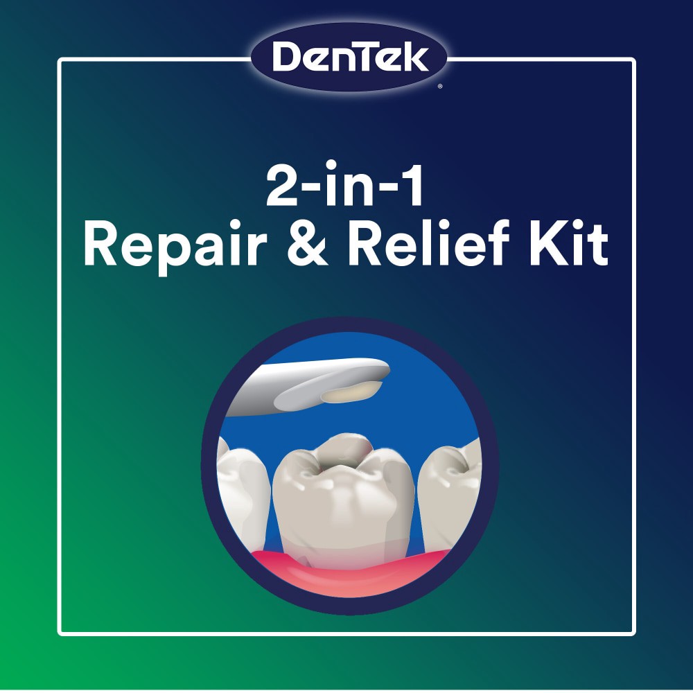 slide 5 of 6, DenTek Temparin Max Advanced Dental Repair Kit, 13+ Repairs, 3 ct