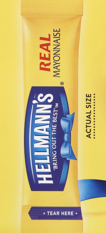 slide 2 of 2, Hellmann's To Go Packets Real Mayonnaise, 10 ct