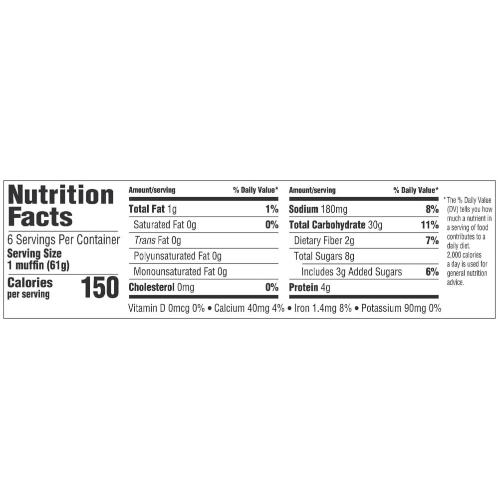 slide 3 of 5, Thomas' Cinnamon Raisin English Muffins, 6 ct