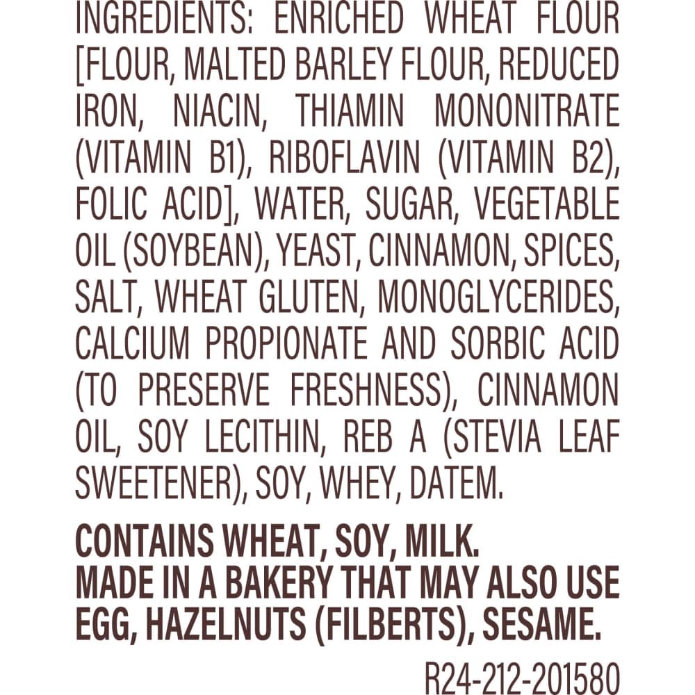 slide 4 of 4, Thomas' Cinnamon Swirl Bread, 16 oz, Cinnamon Bread, Bag, 16 oz