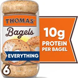 Thomas' Everything Bagels, 6 count, 20 oz