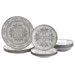Tabletops Gallery Carrara Dinnerware Set - Gray