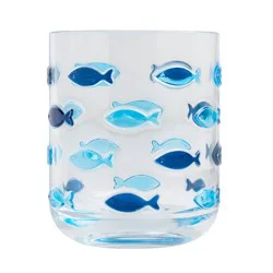 Tabletops Gallery® 15 oz Plastic DOF Cup - Fish, 1 ea