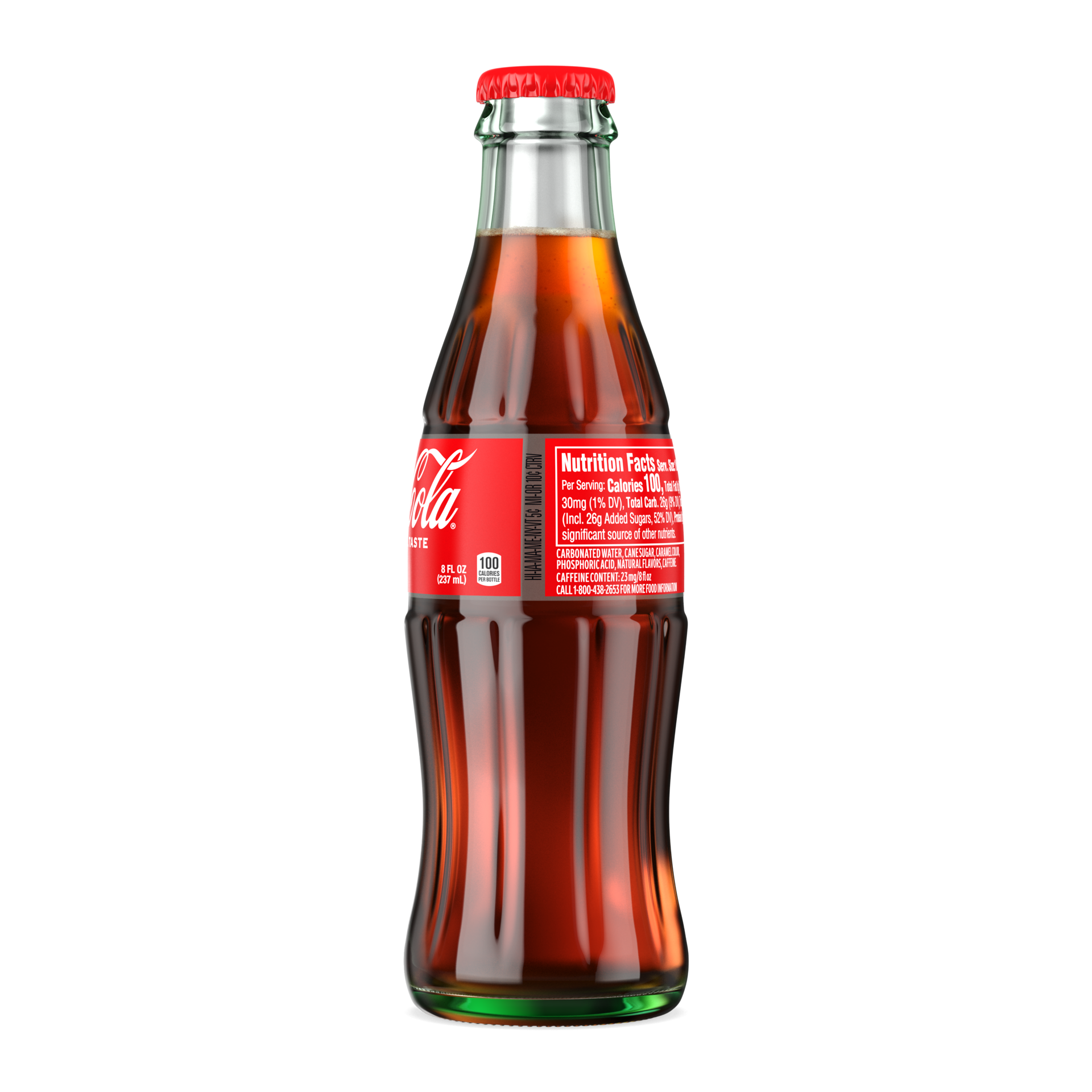slide 2 of 4, Coca-Cola Cane Sugar Soda Soft Drink Glass Bottle, 8 fl oz, 8 fl oz