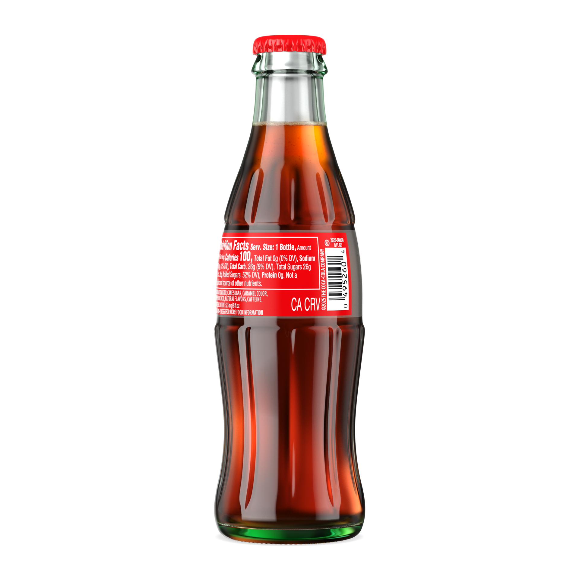 slide 3 of 4, Coca-Cola Cane Sugar Soda Soft Drink Glass Bottle, 8 fl oz, 8 fl oz