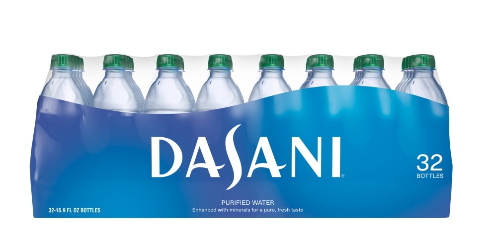 slide 2 of 3, DASANI Purified Water Bottles Enhanced with Minerals, 16.9 fl oz, 32 Pack, 32 ct