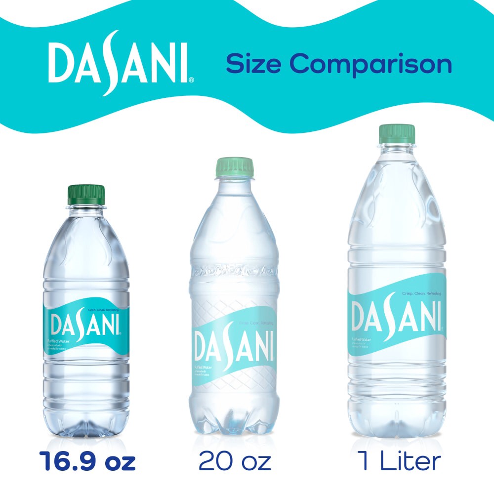 slide 2 of 6, DASANI Purified Water Bottles Enhanced with Minerals, 16.9 fl oz, 32 Pack, 32 ct