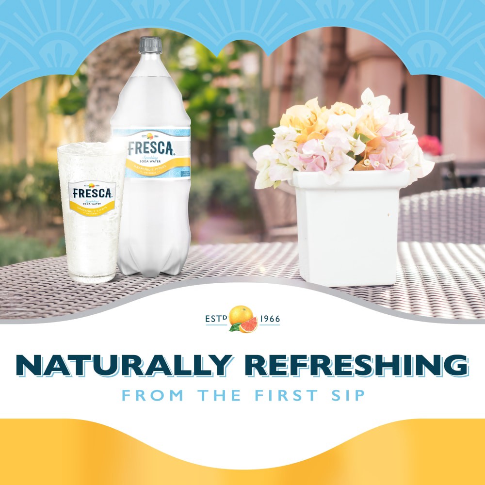 slide 3 of 6, Fresca Original Citrus Sparkling Flavored Soda, 2 liter