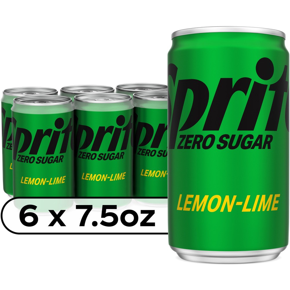 slide 5 of 6, Sprite Diet Lemon Lime Soda, 6 ct; 7.5 oz