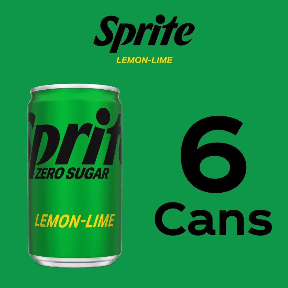 slide 6 of 6, Sprite Diet Lemon Lime Soda, 6 ct; 7.5 oz