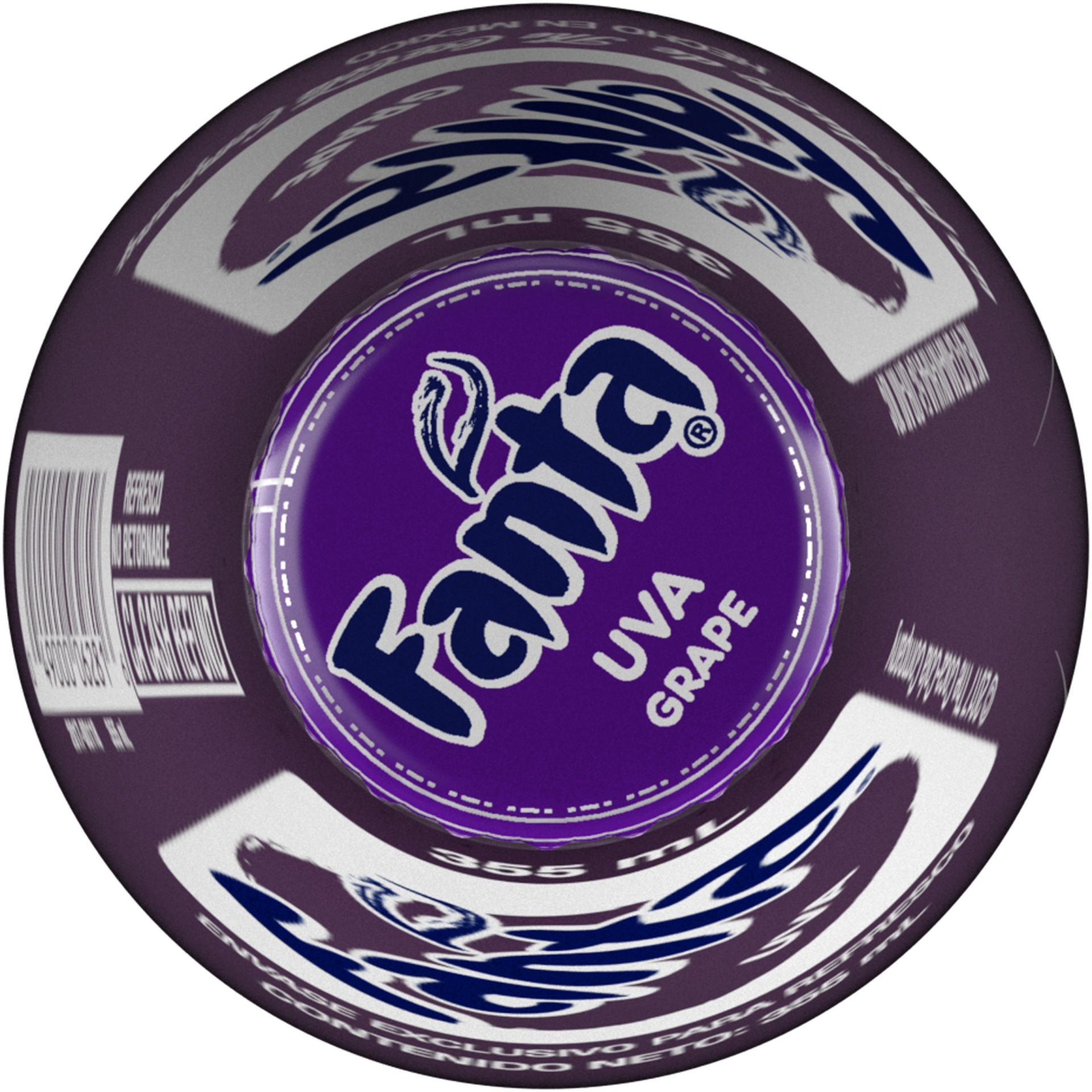 slide 5 of 7, Fanta Grape Soda- 355 ml, 355 ml