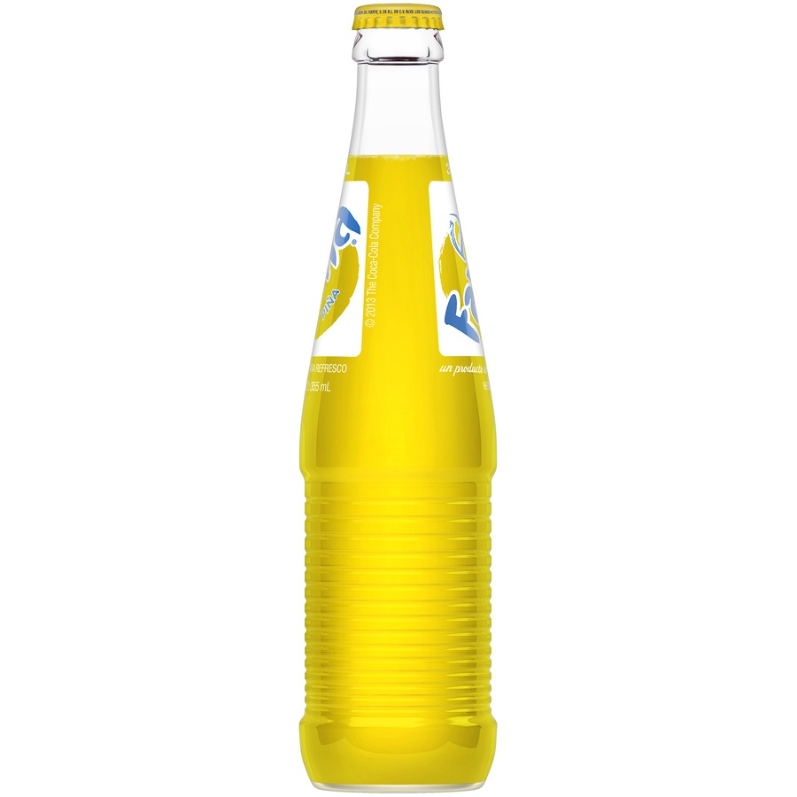 slide 3 of 3, Fanta Pineapple Mexico Glass Bottle, 355 mL, 12 fl oz