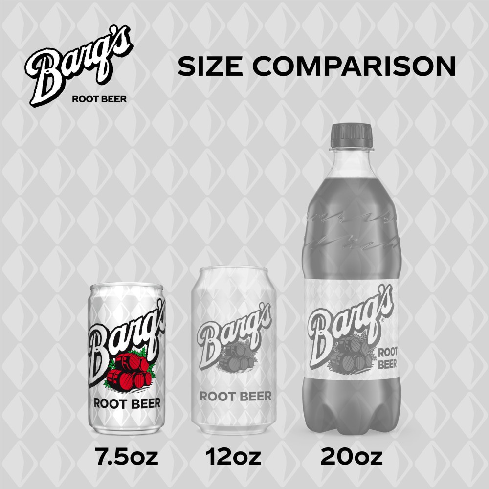 slide 3 of 6, Barq's Root Beer Soda Soft Drink, 7.5 fl oz, 6 Pack, 6 ct