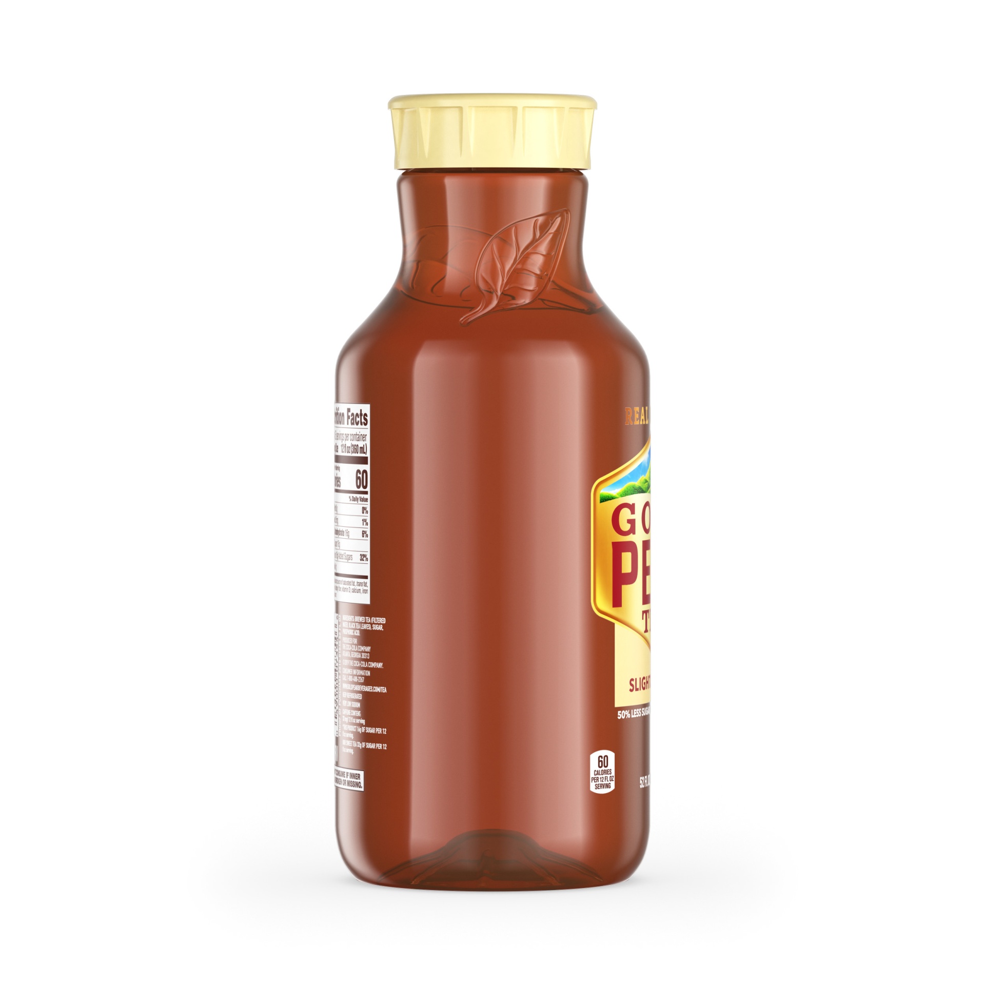 slide 3 of 4, Gold Peak Slightly Sweet Tea Bottle, 52 fl oz, 52 fl oz