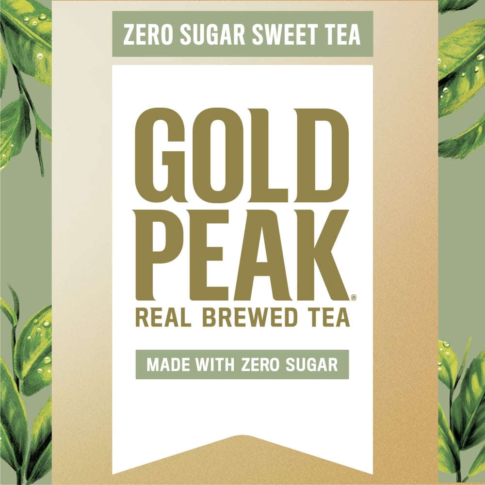 slide 3 of 5, Gold Peak Zero Sugar Sweet Tea Bottle, 59 fl oz, 59 oz