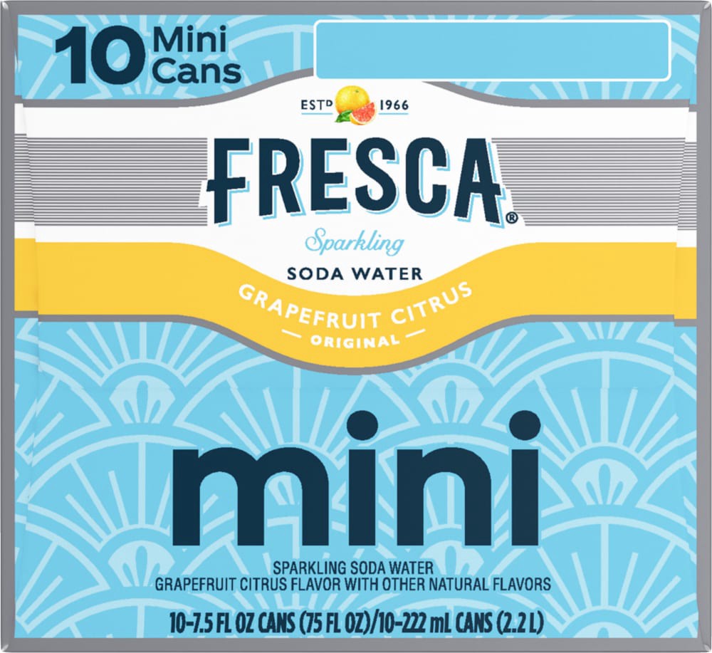 slide 4 of 6, Fresca Fridge Pack Cans, 7.5 fl oz, 10 Pack, 10 ct