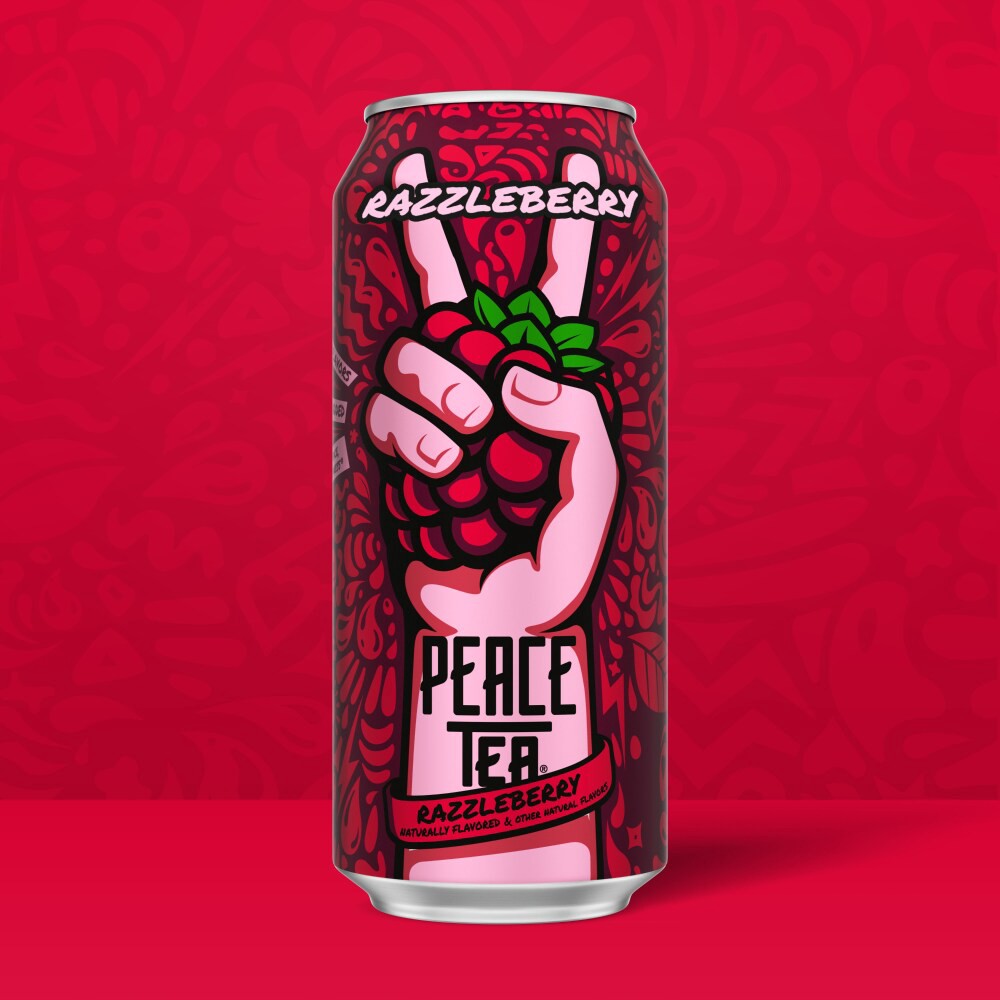 slide 6 of 6, Peace Tea Razzleberry Can, 16 fl oz, 16 fl oz