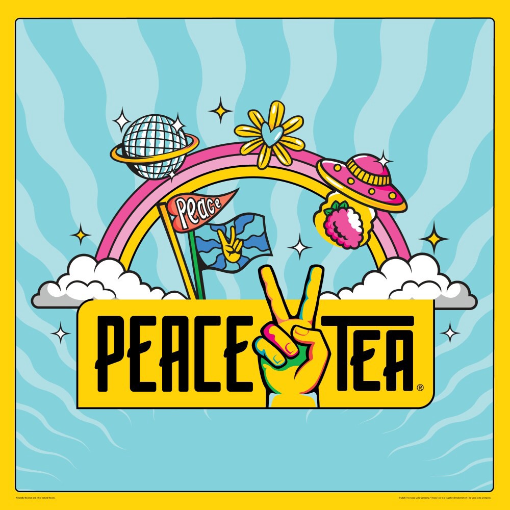 slide 3 of 6, Peace Tea Sno-Berry, Iced Tea with Natural Berry Flavors, 16 fl oz Can, 16 fl oz