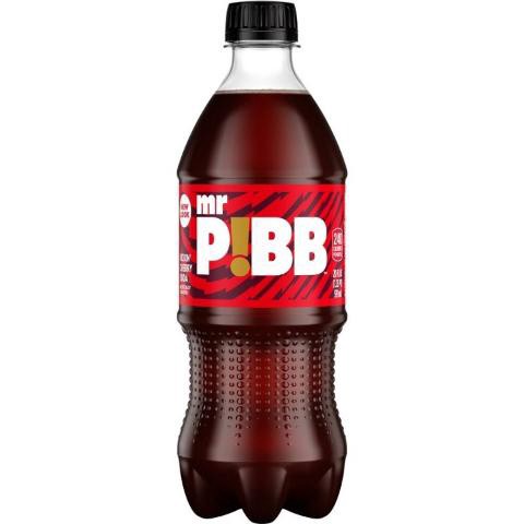 slide 1 of 5, Mr. Pibb Kickin' Cherry Soda Bottle, 20 oz