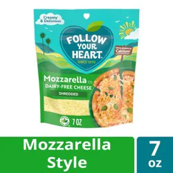Follow Your Heart Dairy Free Cheese, Shredded Mozzarella Style, Vegan, Gluten Free, 7 OZ Pack?