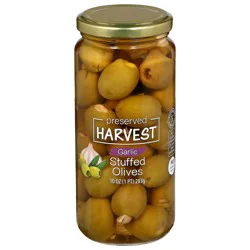 Preserved Harvest Garlic Stuffed Olives 10 ounces