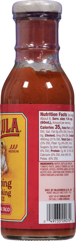 slide 2 of 5, Cholula Taco Topping & Cooking Sauce, 12 fl oz, 12 fl oz
