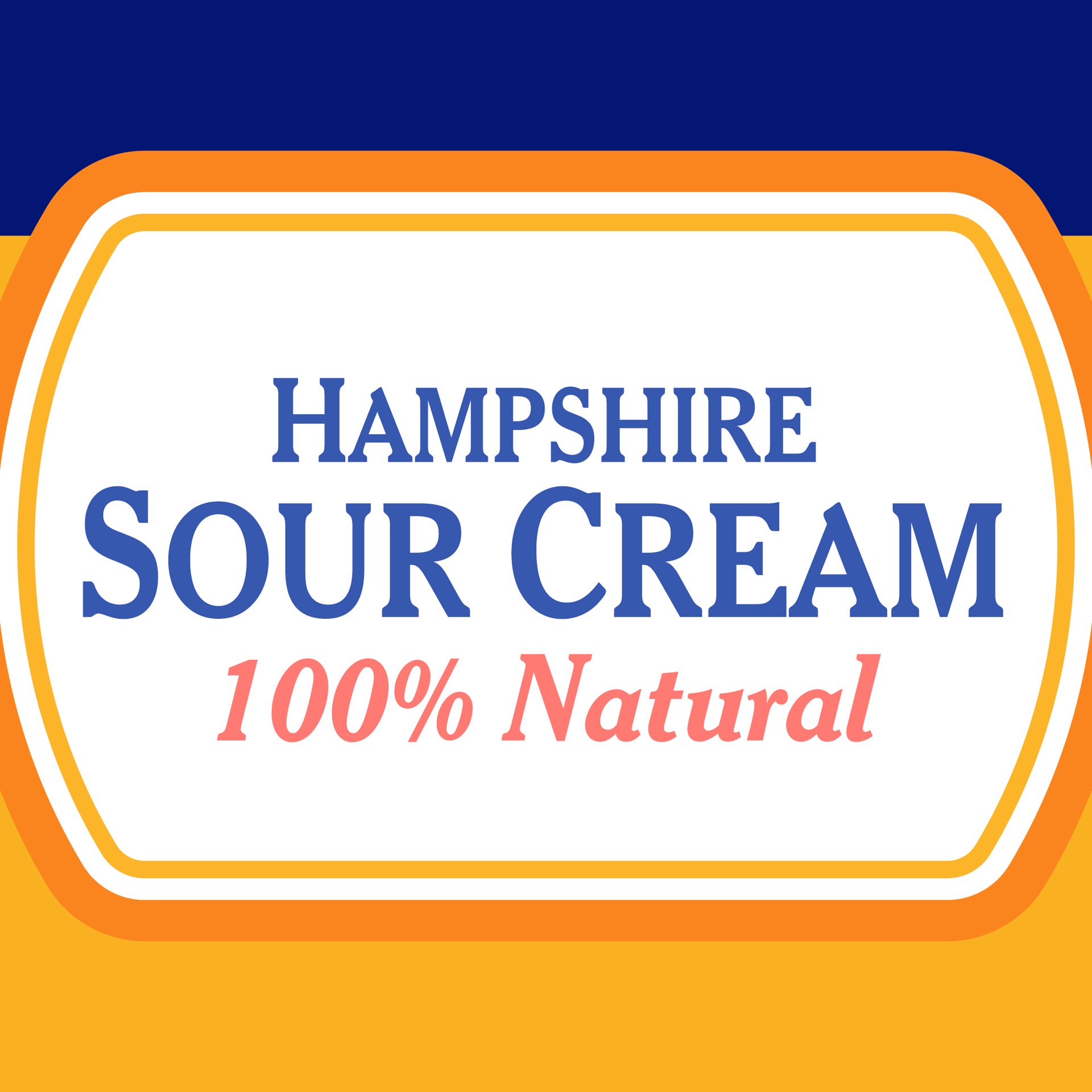 slide 2 of 3, Knudsen Hampshire 100% Natural Sour Cream Tub, 24 oz