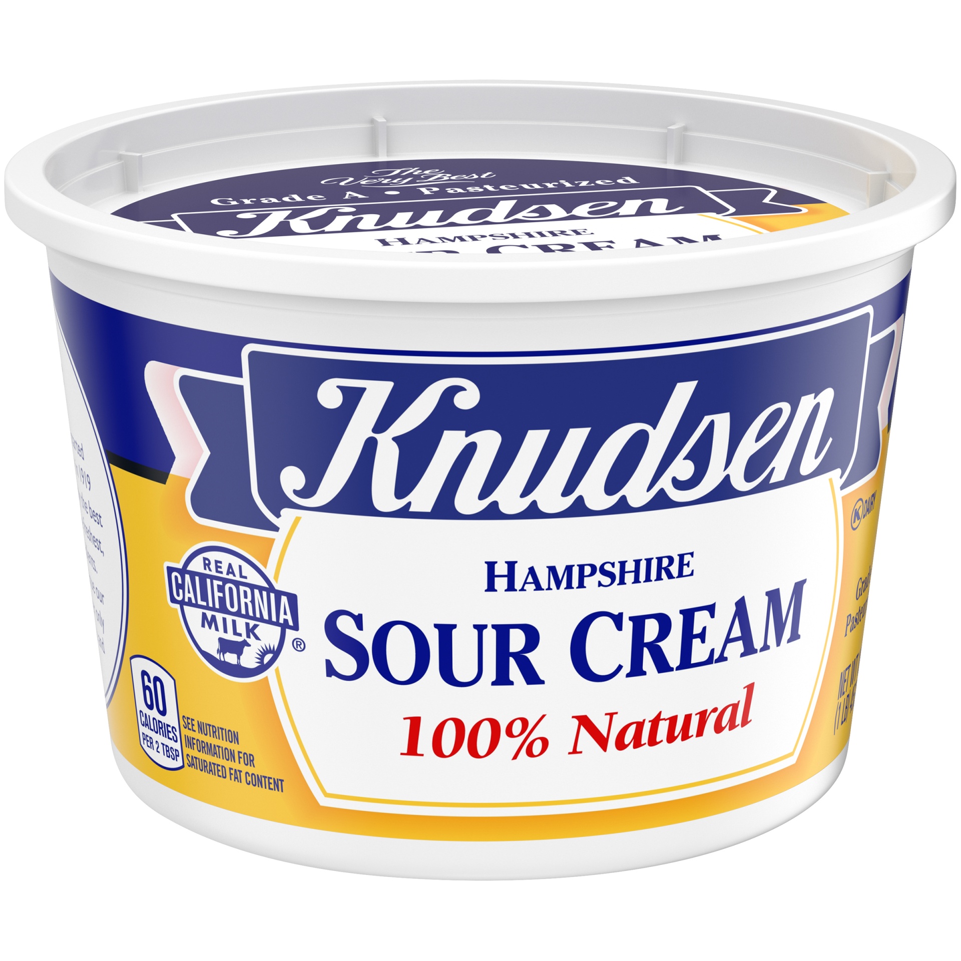 slide 6 of 6, Knudsen Sour Cream 16 oz Tub, 16 oz