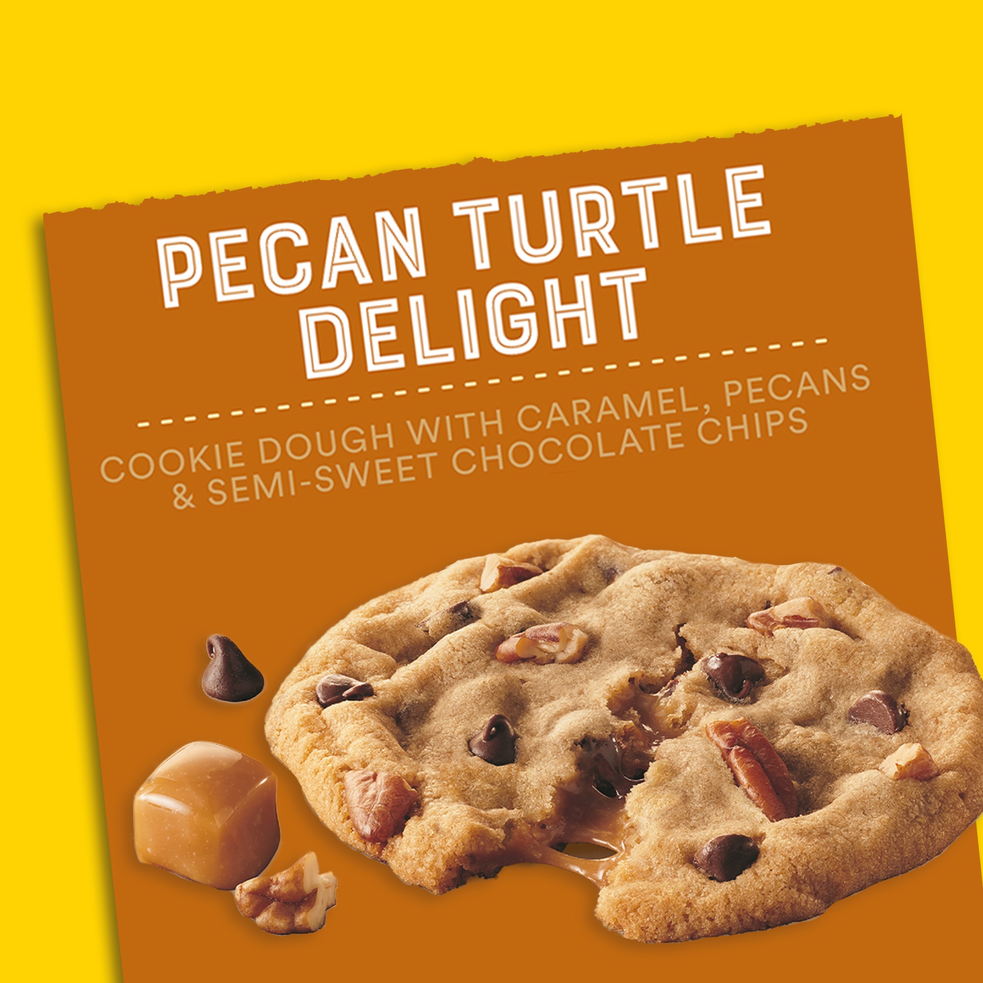 slide 5 of 8, Toll House Pecan Turtle Delight Cookie Dough, 16 Oz, 16 oz