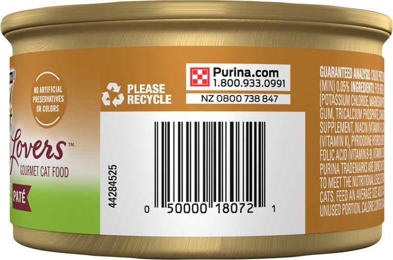 slide 3 of 4, Fancy Feast Cat Food, Gourmet, Salmon Feast In Gravy, Pate, 3 oz