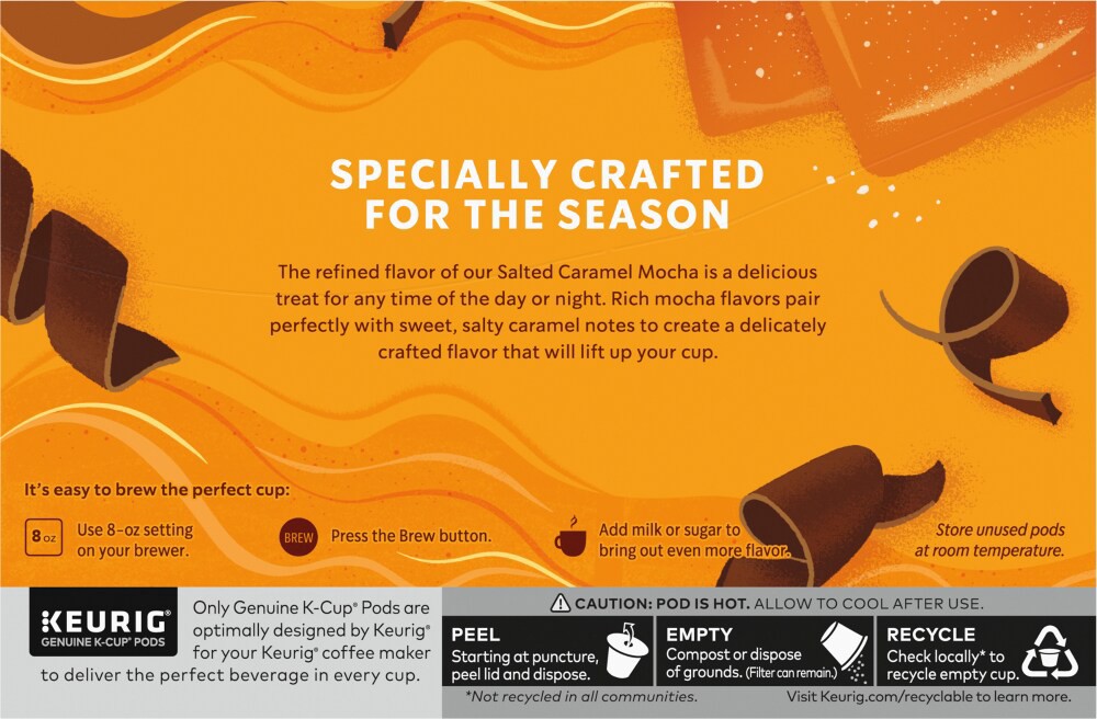 slide 2 of 3, Starbucks Salted Caramel Mocha Coffee Pods, 1 ct