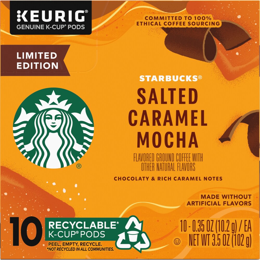 slide 3 of 3, Starbucks Salted Caramel Mocha Coffee Pods, 1 ct
