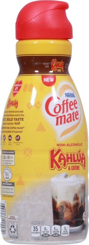 slide 5 of 6, Coffee mate Kahlua and Creme Non-Alcoholic Liquid Coffee Creamer, 32 Fl Oz, 32 oz