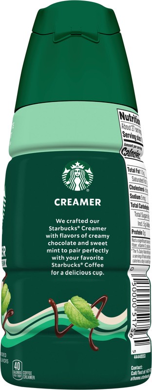 slide 3 of 5, Starbucks Chocolate Java Mint Creamer, 14 fl oz