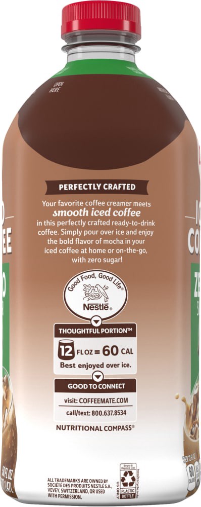 slide 4 of 5, Coffee Mate Zs Mocha Iced Coffee, 50 fl oz