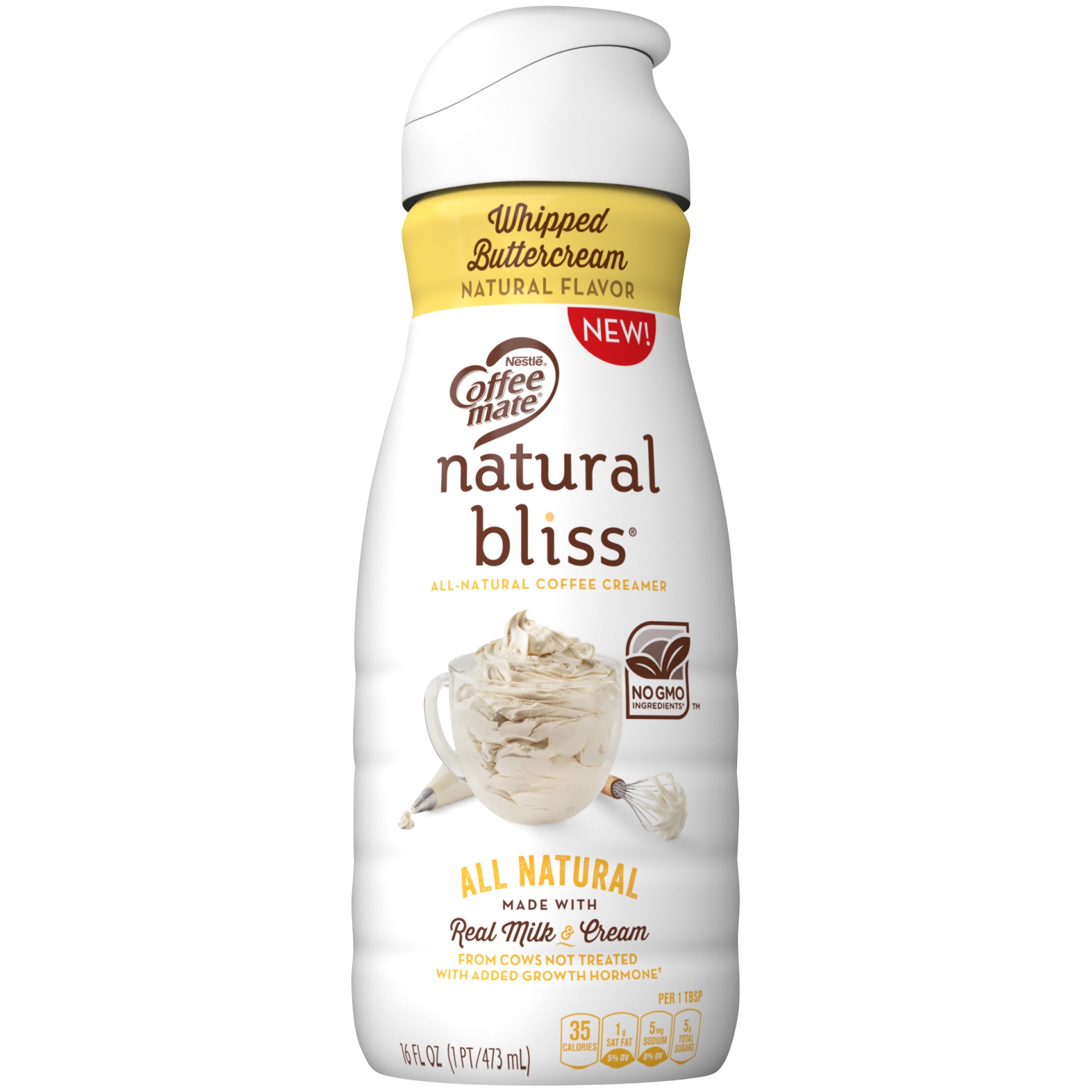 slide 2 of 4, Nestlé Coffee Mate Natural Bliss Whipped Buttercream Coffee Creamer, 16 fl oz