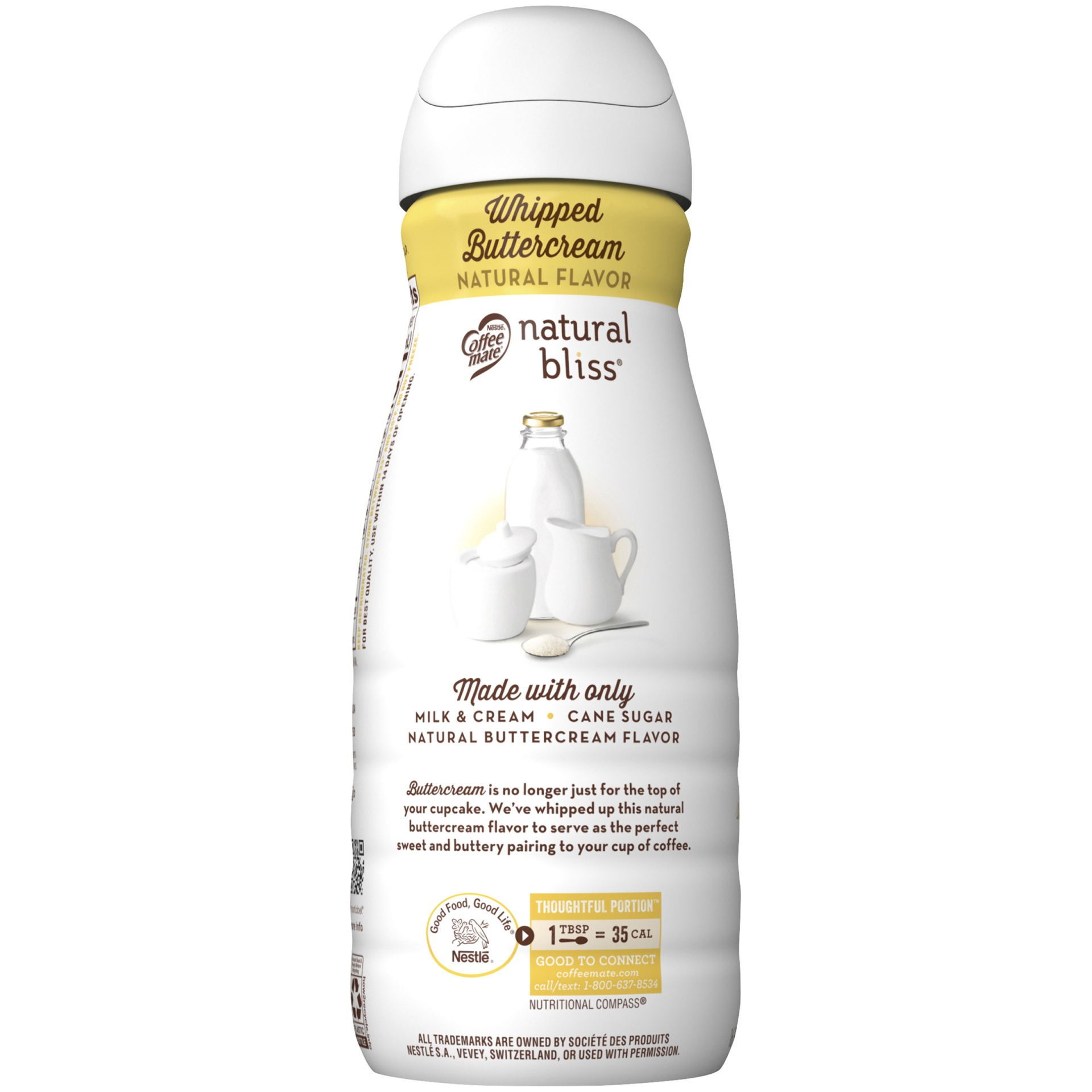 slide 4 of 4, Nestlé Coffee Mate Natural Bliss Whipped Buttercream Coffee Creamer, 16 fl oz