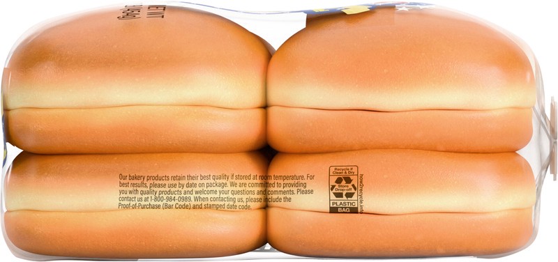 slide 5 of 5, Ball Park Butter Hamburger Buns, 8 count, 16 oz, 8 ct