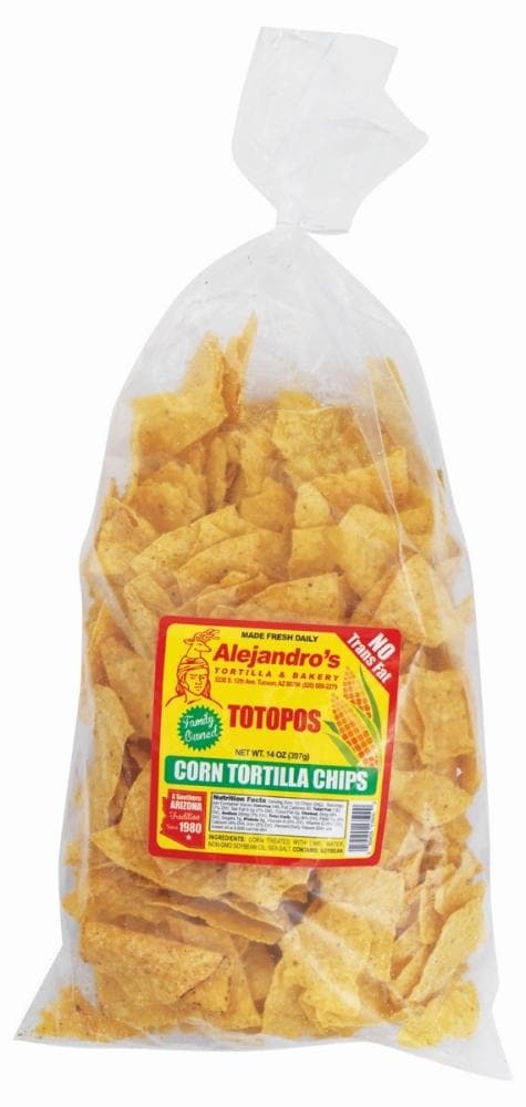slide 1 of 1, Alejandro's Corn Tortilla Chips, 14 oz