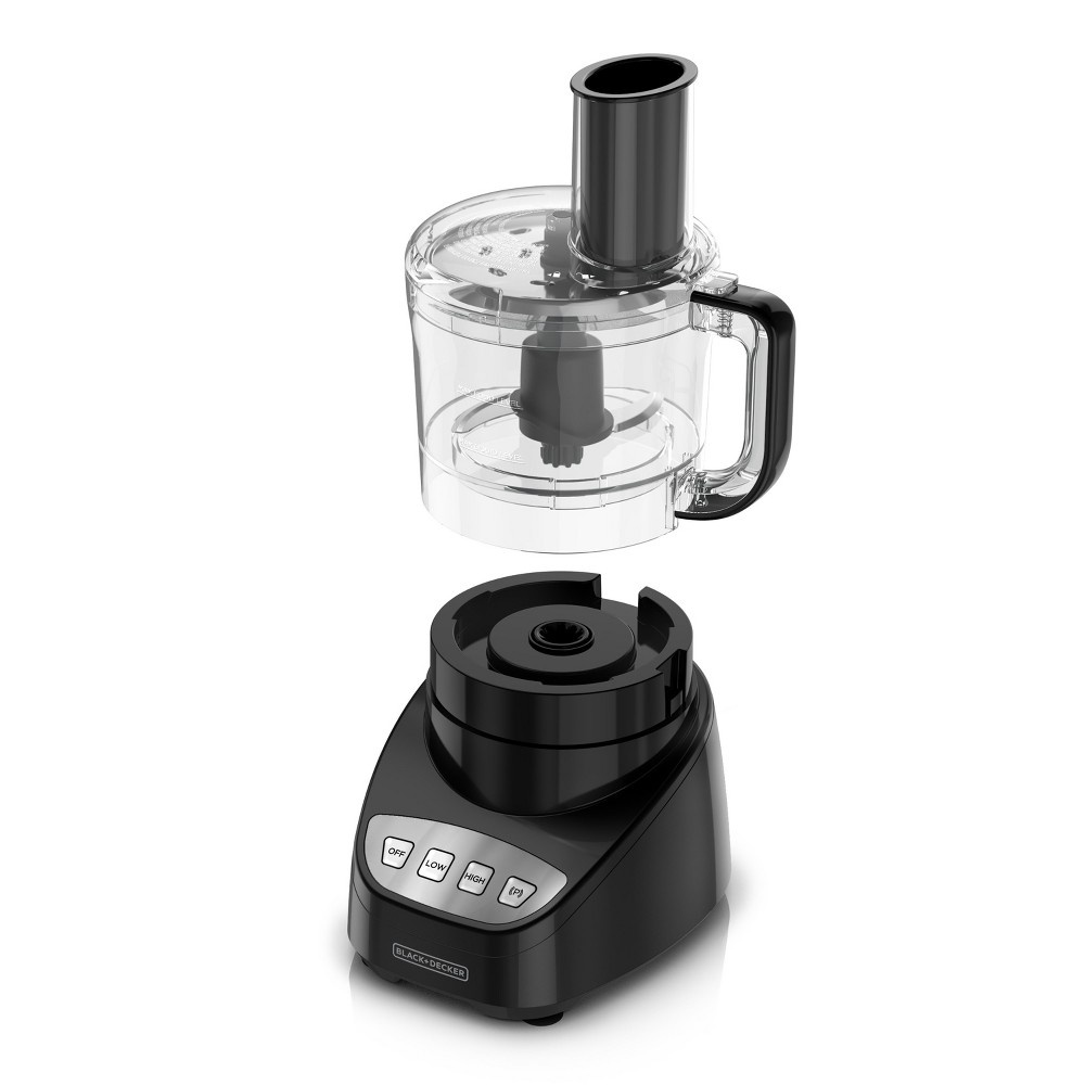 slide 11 of 12, BLACK+DECKER Black + Decker 8-Cup Food Processor - Black, 1 ct