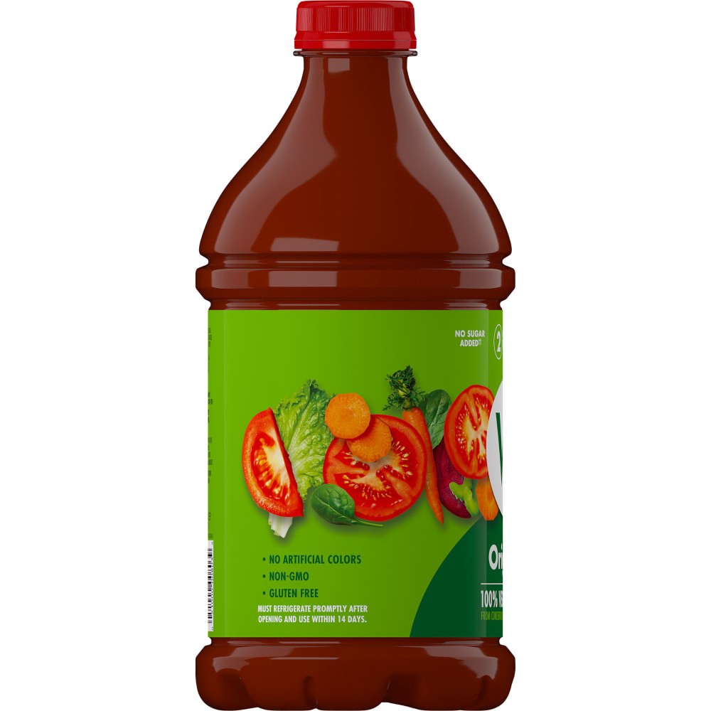 slide 5 of 6, V8 Original 100% Vegetable Juice, 46 fl oz Bottle, 46.000 fl oz
