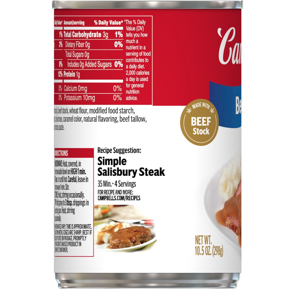 slide 3 of 6, Campbell's Beef Gravy, 10.5 oz
