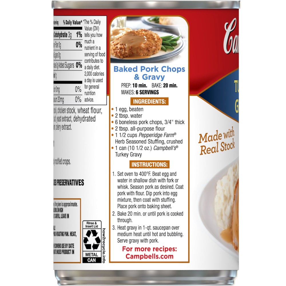 slide 2 of 5, Campbell's Turkey Gravy, 10.5 oz