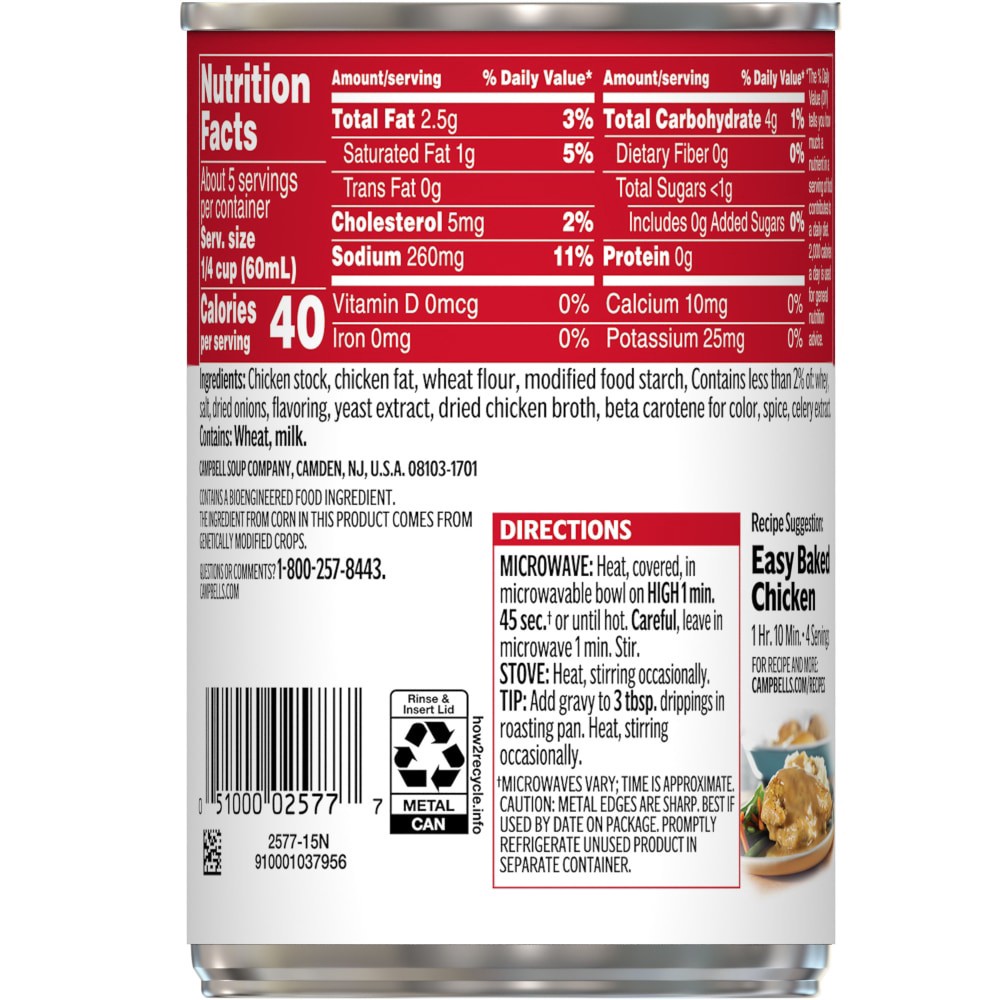 slide 3 of 6, Campbell's Chicken Gravy, 10.5 oz
