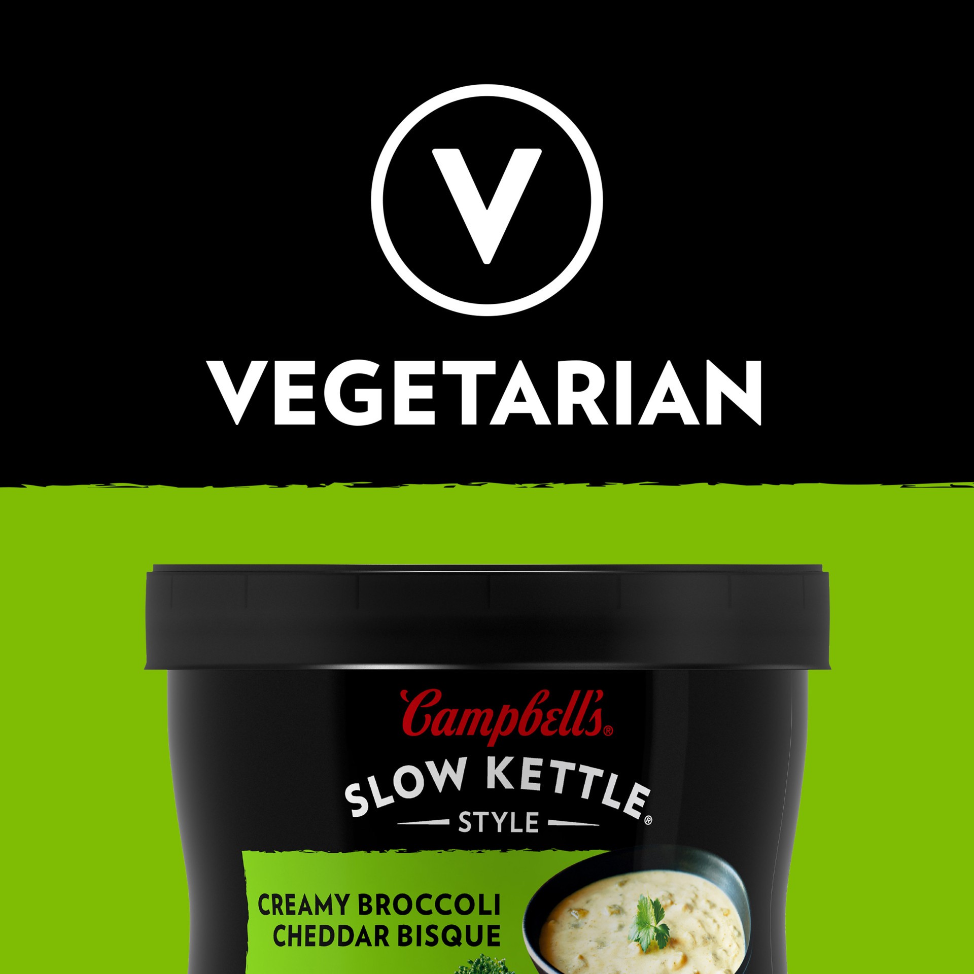 slide 3 of 5, Campbell's Creamy Broccoli Cheddar Bisque, 15.500 oz