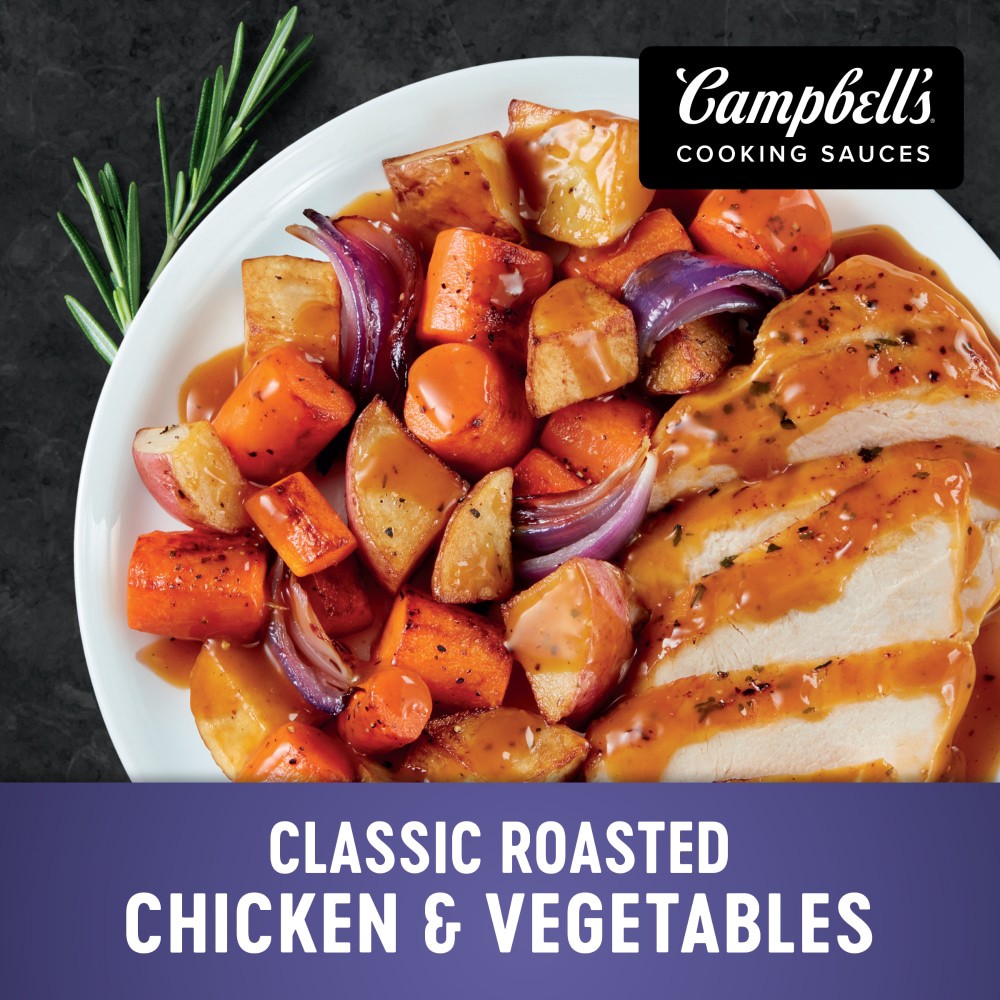 slide 2 of 6, Campbell's Cooking Sauces, Classic Roasted Chicken Sauce, 12 Oz Pouch, 12 oz