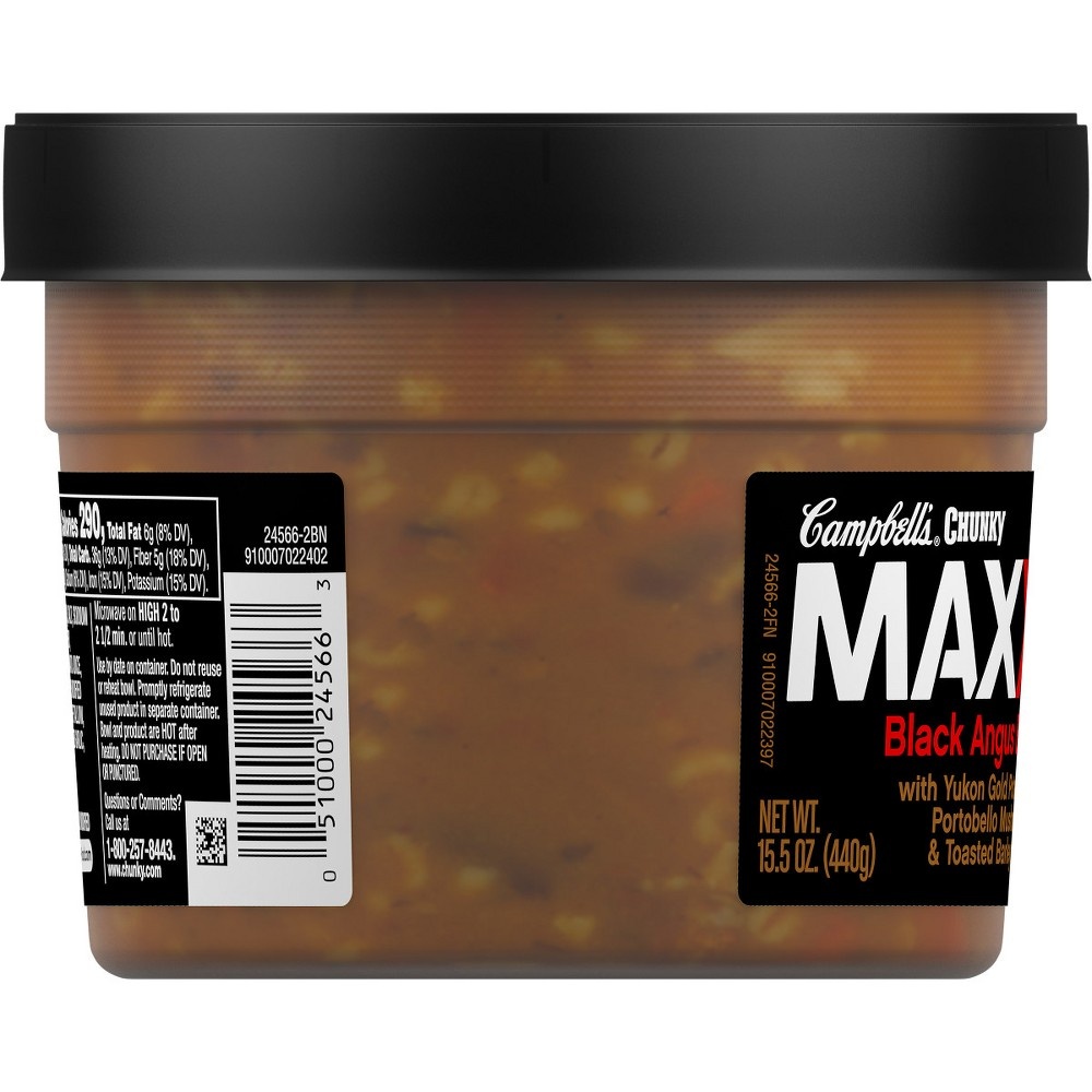 slide 3 of 6, Campbell's Chunky Soup Maxx Angus Beef, 15.5 oz