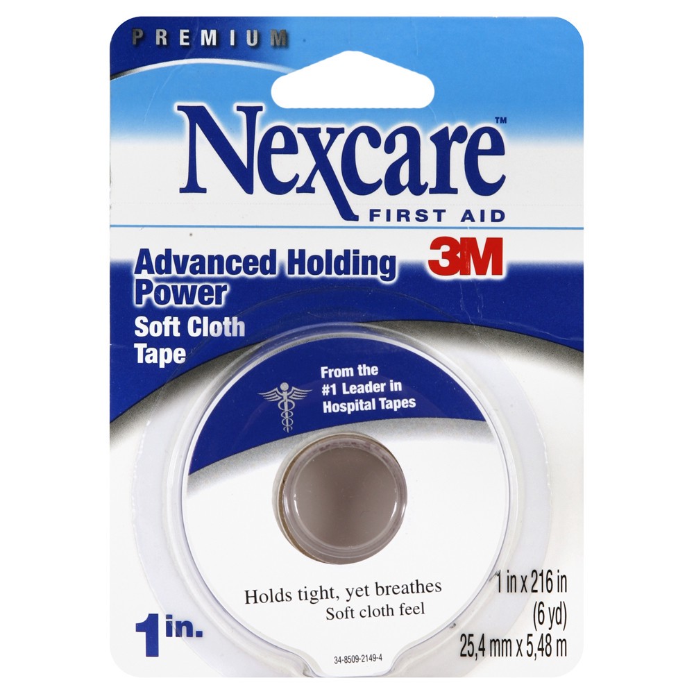 slide 1 of 1, Nexcare Soft & Stretch Cloth First Aid Tape, 1 ct