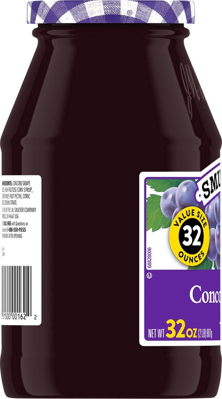 slide 2 of 5, Smucker's Concord Grape Jelly, 32 Ounces, 32 oz