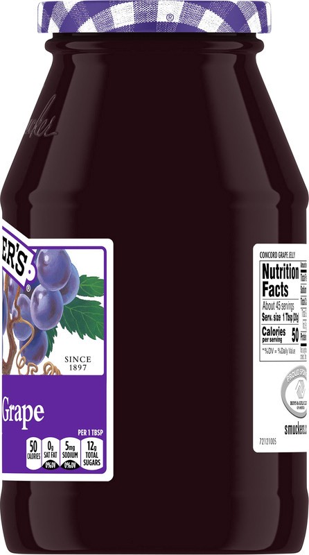 slide 3 of 5, Smucker's Concord Grape Jelly, 32 Ounces, 32 oz